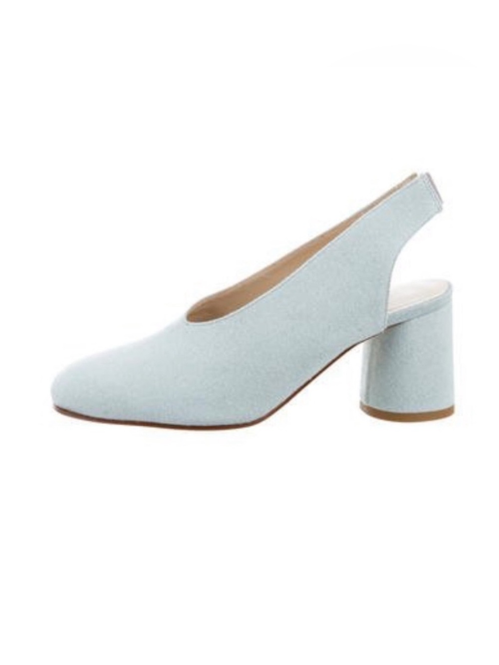 Creatures of Comfort light blue slingback heels